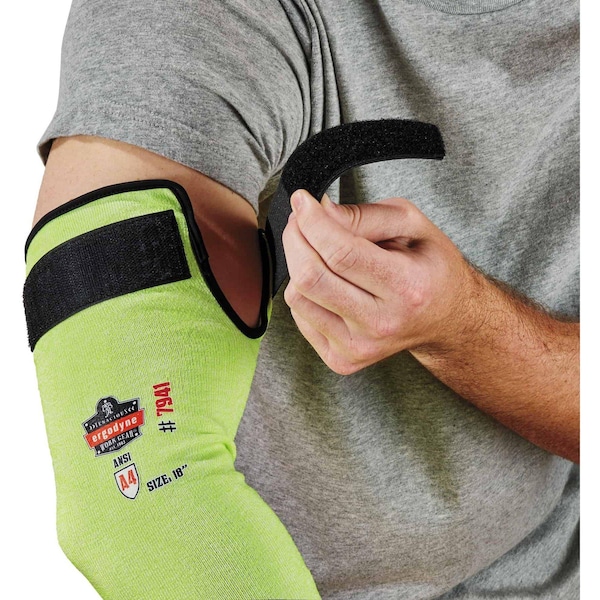 18 Lime Cut-Resistant Arm Sleeve Pair